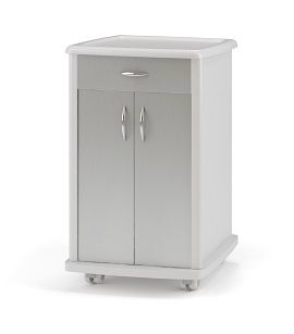Bedside table on casters - CPERVENT 2 - AHF - ATELIERS DU HAUT FOREZ