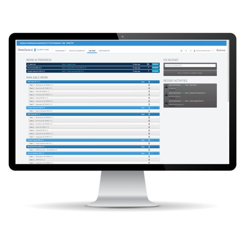 Management LIMS - Clarity - Illumina - reporting / for control / tracking