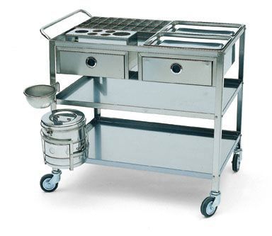 Dressing trolley - galeno_2487-P - COREMEC GALENO srl - multi-function / stainless steel / with drawer