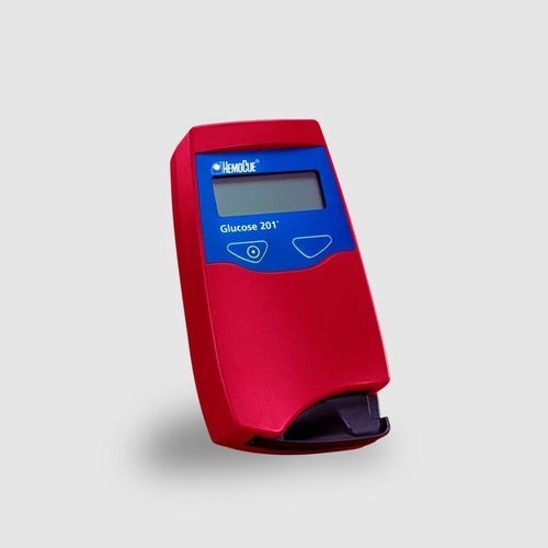 Wireless blood glucose meter - HemoCue®  201+ - HemoCue - barcode