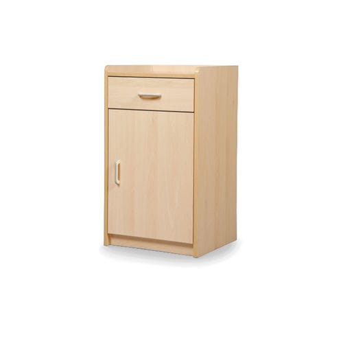 Bedside table with wardrobe - 10.ME.1803 - JMS Healthcare Furniture - with drawers
