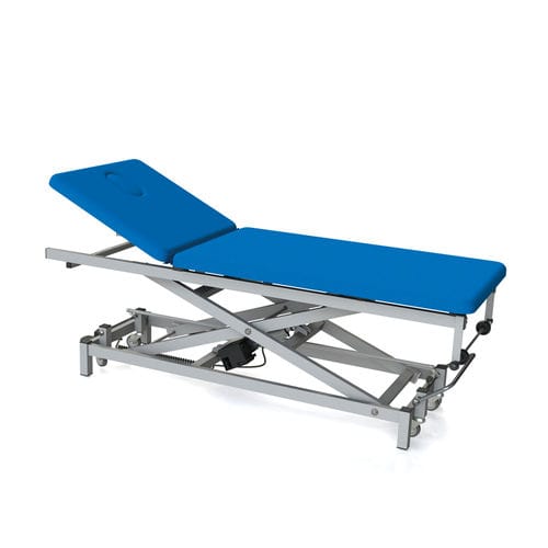Electric examination table - 10.DV.1681.1 - JMS Healthcare Furniture - height-adjustable / with adjustable backrest / 2-section