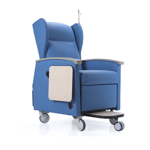 Reclining patient chair - 600048 - PediaPals - with legrest / on casters / with adjustable backrest