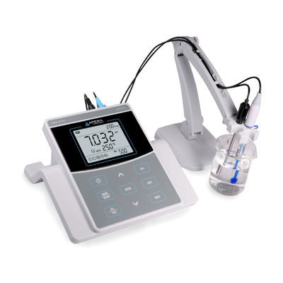 Laboratory pH meter - PH820 - Auxilab S.L. - benchtop / with thermometer