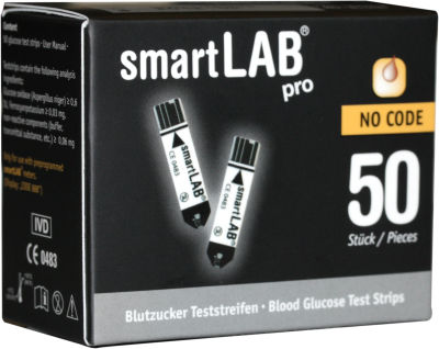 Diabete test strip - smartLAB pro - SmartLAB - blood glucose / plasma / whole blood