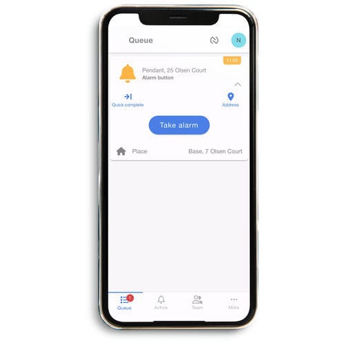 Alert management mobile application - Everon - monitoring / for communication / medical