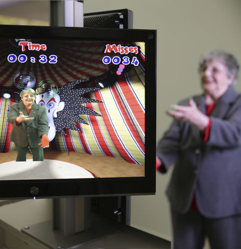 Limbs mobility rehabilitation system - IREX® - GestureTek Health - virtual / with interactive workout / with serious games