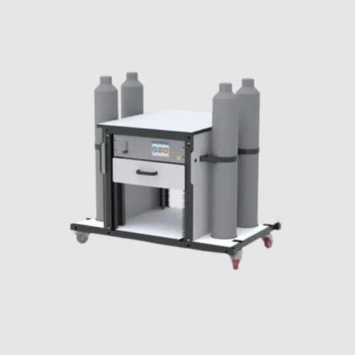 Laboratory table - MODULO SINGLE - lniswissgas - rectangular / modular