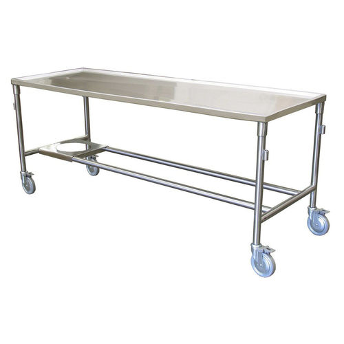 Dissection table - 600019-D - Mortech Manufacturing - rectangular / on casters