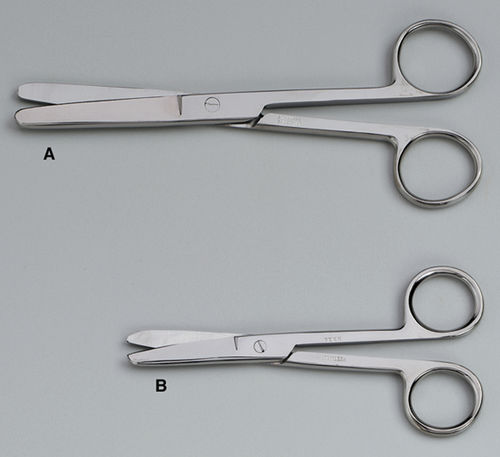 Bandage scissors - 31546 - Embalmers Supply Company - for humans / straight