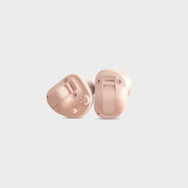 ITE hearing aid - Widex - wireless / brown / beige