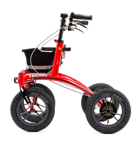 4-wheel rollator - Walker 12er   - Trionic - with armrests / height-adjustable