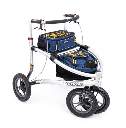 4-wheel rollator - Veloped Trek 12er - Trionic - with seat / height-adjustable