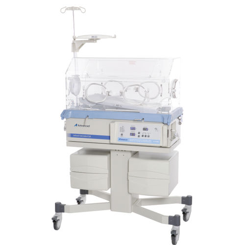 Trendelenburg neonatal incubator - A-3186 - Advanced Instrumentations - reverse Trendelenburg / with monitor / with phototherapy lamp