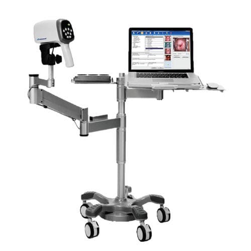 Video colposcope - VC -1000 - Advanced Instrumentations - trolley-mounted