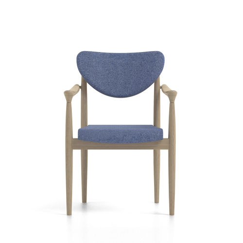 Chair with armrests - 48-13/2 - piaval - stackable
