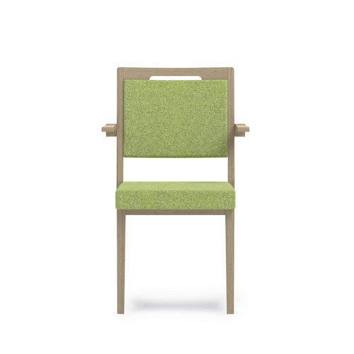 Waiting room chair - 32-11/T6 - piaval - with armrests / stackable