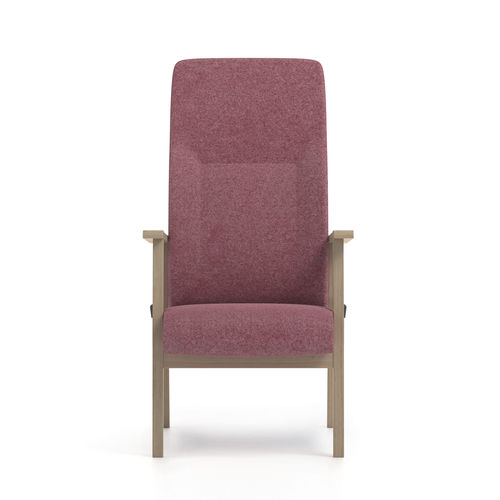 Waiting room chair - 16-66/1R - piaval - with armrests / with high backrest / reclining