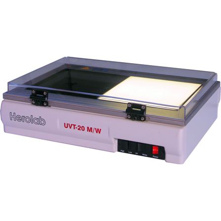 Gel documentation system transilluminator - UVT-20 M/W - Herolab GmbH Laborgeräte - UV / white light