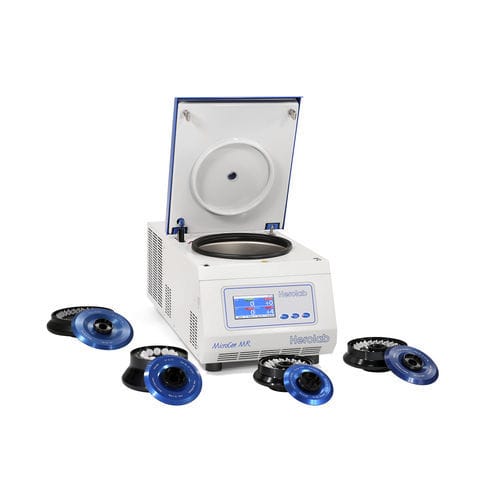Universal microcentrifuge - MicroCen MR  - Herolab GmbH Laborgeräte - laboratory / microhematocrit / fixed-angle