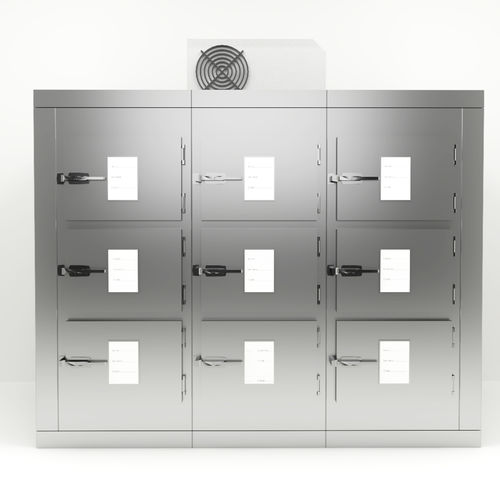 9-body refrigerated mortuary cabinet - KC93 - Hiplaas - front-loading / modular