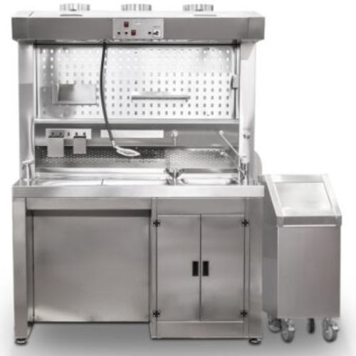 Histopathology laboratory workstation - EVO150FB - Hiplaas - for sample preparation / floor-standing / with sink