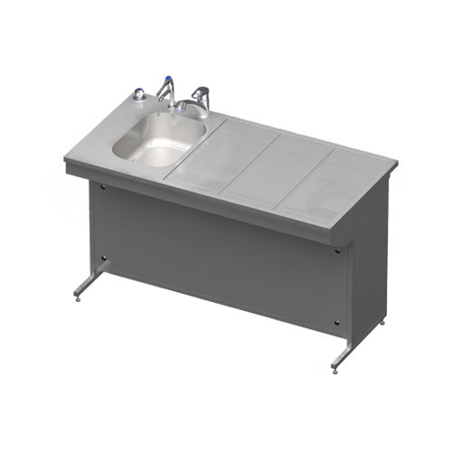 Work table - VST1 - AFOS - dissection / rectangular / with sink