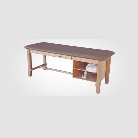 Physiotherapy treatment table - AM-608 - Armedica - manual / fixed-height / with storage unit