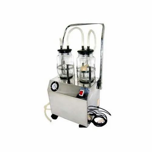 Electric surgical suction pump - Life Support Systems - on casters