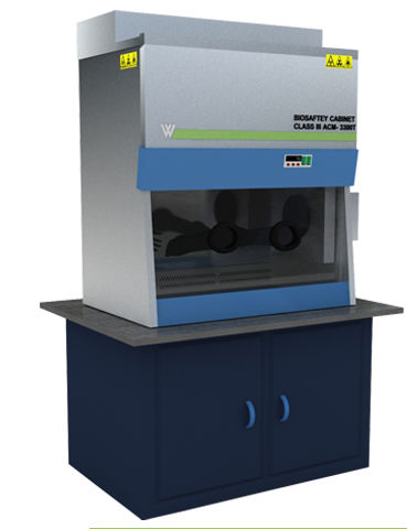 Class III microbiological safety cabinet - ACM-3300T - Acmas Technologies - for pharmaceutical laboratories / tabletop / with HEPA filter