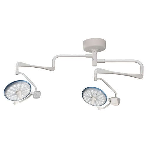 Ceiling-mounted surgical light - Magnaled series - Magnatek Enterprises - LED / 2-arm