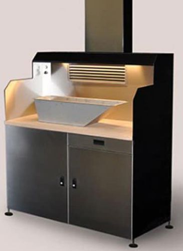 Work table - DFW Europe - funeral ash processing / ventilated / stainless steel