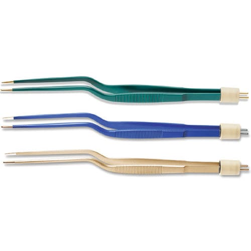 Antiadherent forceps - 10-1 series - Kirwan Surgical Products - bipolar / electrosurgical / bayonet