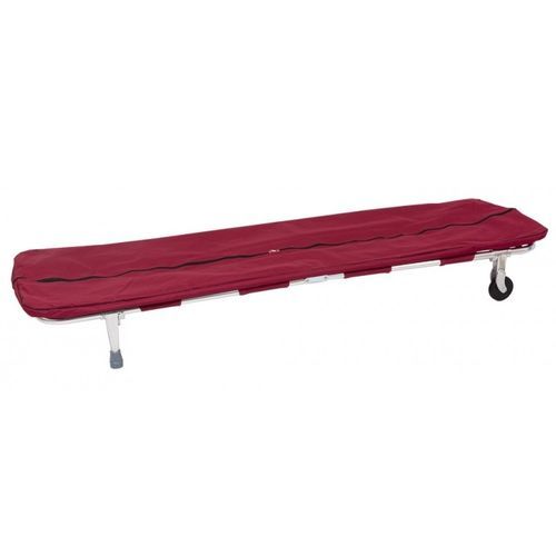 Mortuary stretcher - FRS 350 - Mobimedical - folding / on casters / aluminum