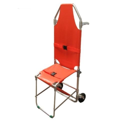 Foldable stretcher chair - 1N - Mobimedical - manual / 2-section / on casters