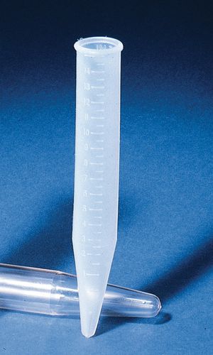 Laboratory test tube - F19841-0000 - ATS Scientific Products - conical / polyethylene / graduated