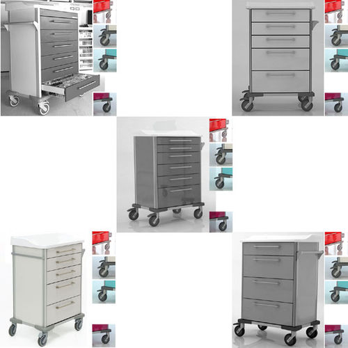 General purpose trolley - Medstor GmbH - storage / multi-function / with drawer