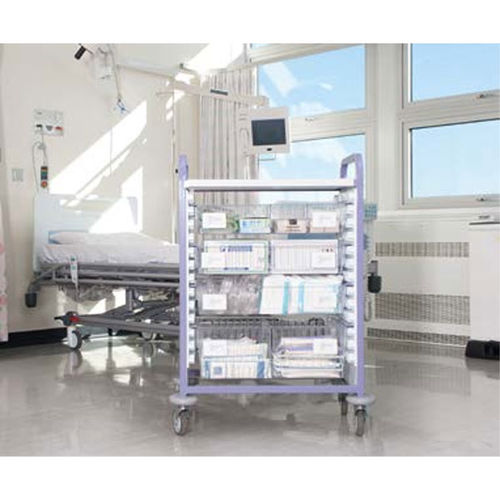 Medicine trolley - MH3166B - Medstor GmbH - treatment / with tray