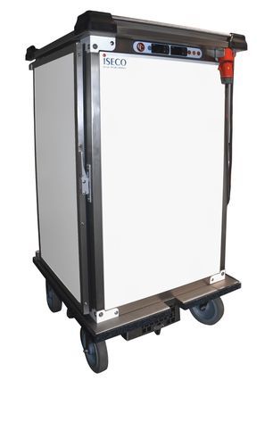 Cleaning trolley - GENESIS - ELECTRO CALORIQUE Groupe - meal / stainless steel / with tray