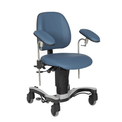 Phlebotomy examination chair - Advance - VELA Medical - hydraulic / foot-operated / height-adjustable