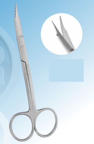 Dental surgery scissors - 103-112 - AR INSTRUMED DEUTSCHLAND GmbH - Goldman-Fox / for humans / curved