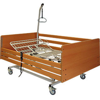 Hospital bed - SB XL - aks - Aktuelle Krankenpflege Systeme - electric / bariatric / height-adjustable