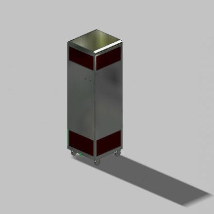 Mobile air purifier - 66002 - Inertec - with HEPA filter / for healthcare facilities / high-performance