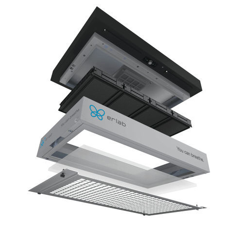 Ceiling-mounted air purification system - Halo 35 C - Erlab - activated carbon / laboratory / VOC