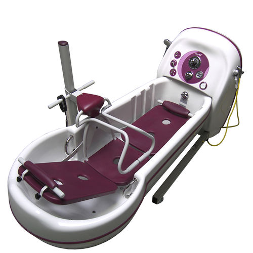 Height-adjustable shower stretcher - TOPAZ  - FRANCE REVAL - electric / hydraulic