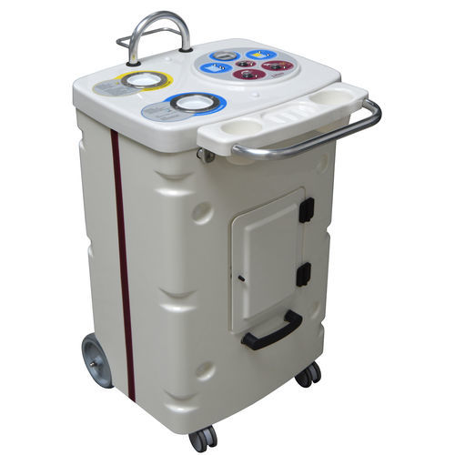 Mobile bed shower - Litoo™ - FRANCE REVAL - with water pump / on casters / with pull-out spray