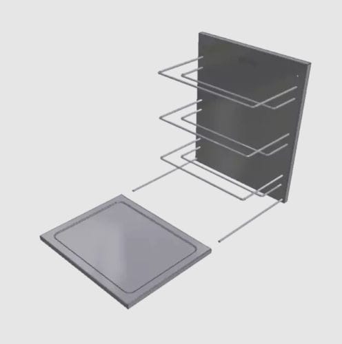 Bedpan shelf - FRANCE REVAL - for vessels / wall-mounted