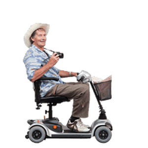 Electric mobility scooter - GC2  - Graf-Carello - 4-wheel / with basket