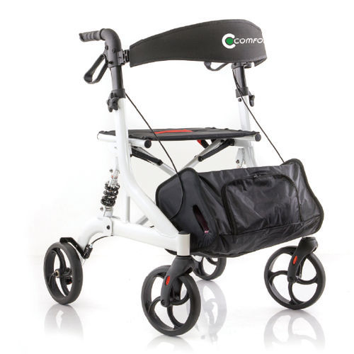 4-wheel rollator - R2 - Comfort Orthopedic - aluminium frame / height-adjustable