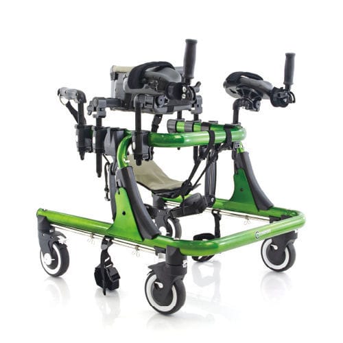 4-wheel rollator - STRIDERIDER - Comfort Orthopedic - aluminium frame / height-adjustable